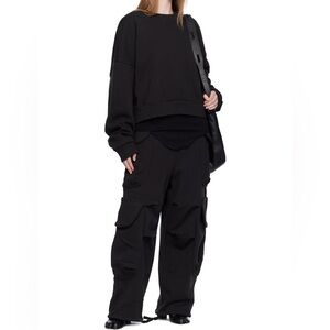 ENTIRE STUDIOS Black Heavy Gocar Cargo Pants NWT sz 23/xxs